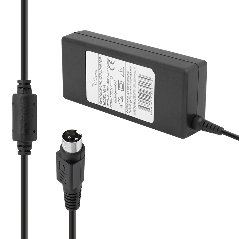 Fully 1605K 24 Volt 3 Amper 3 Pinli Plastik Kasa Masaüstü Printer Adaptörü