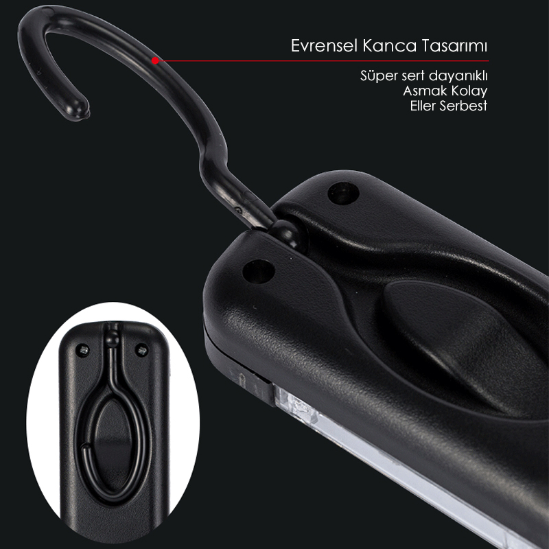 Powermaster PM-14905 220 Volt 7 Metre Kablolu 100 Ledli Seyyar Çalışma Lambası