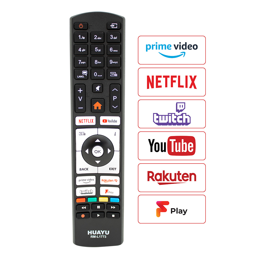 Huayu RM-L1773 Netflix-Youtube-Prime Vide Tuşlu Vestel Lcd Led Tv Kumandası