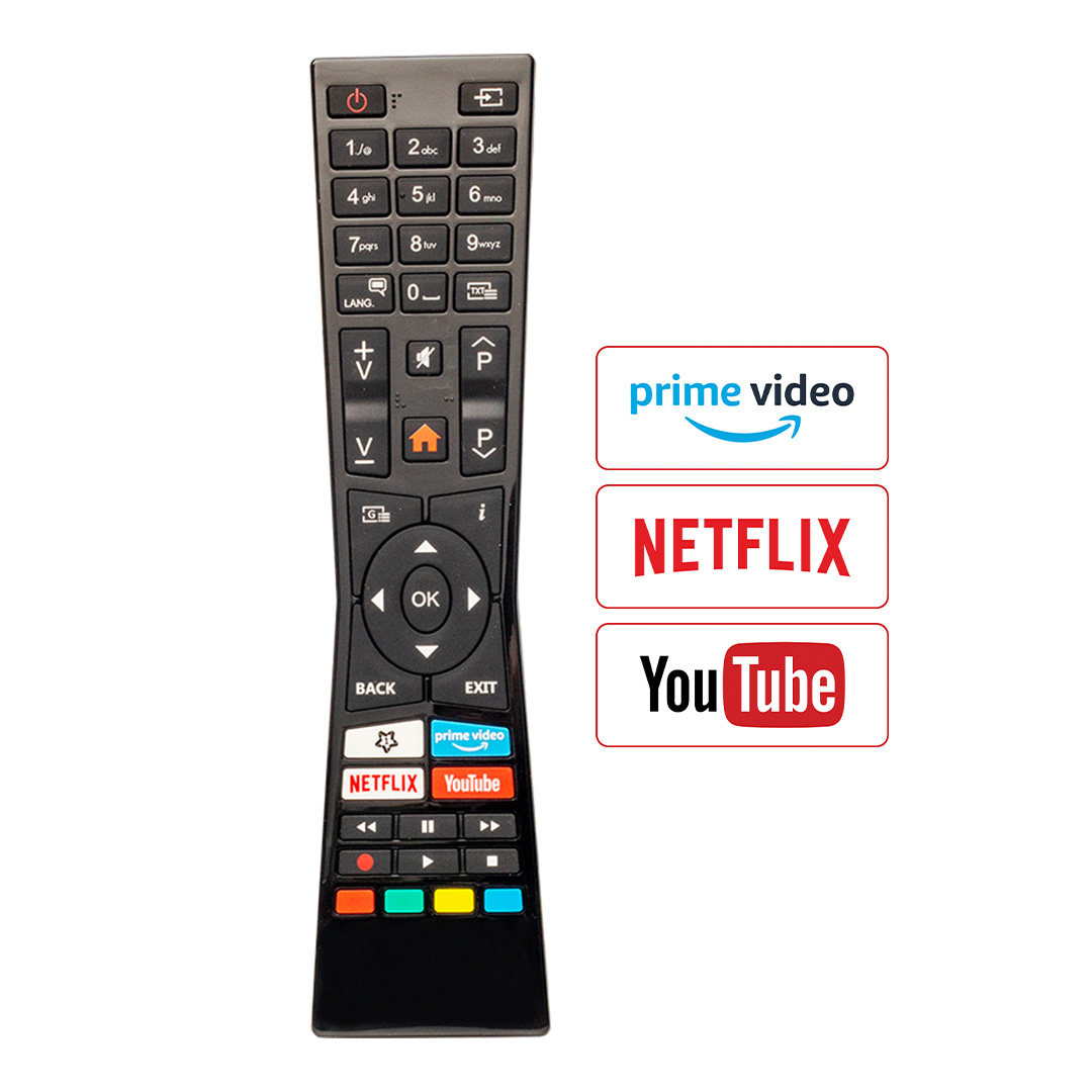Vestel Netflix-Youtube-Prime Video Tuşlu Lcd-Led Tv Kumanda (Src-4316)(17382 Kalıp)