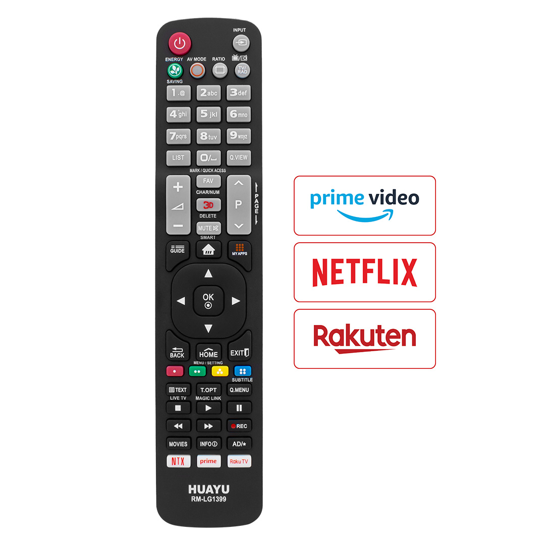 Huayu  RM-LG1399 Lg Netflıx- Prıme Vıdeo Tuşlu Unıversal Lcd-Led Tv Kumanda