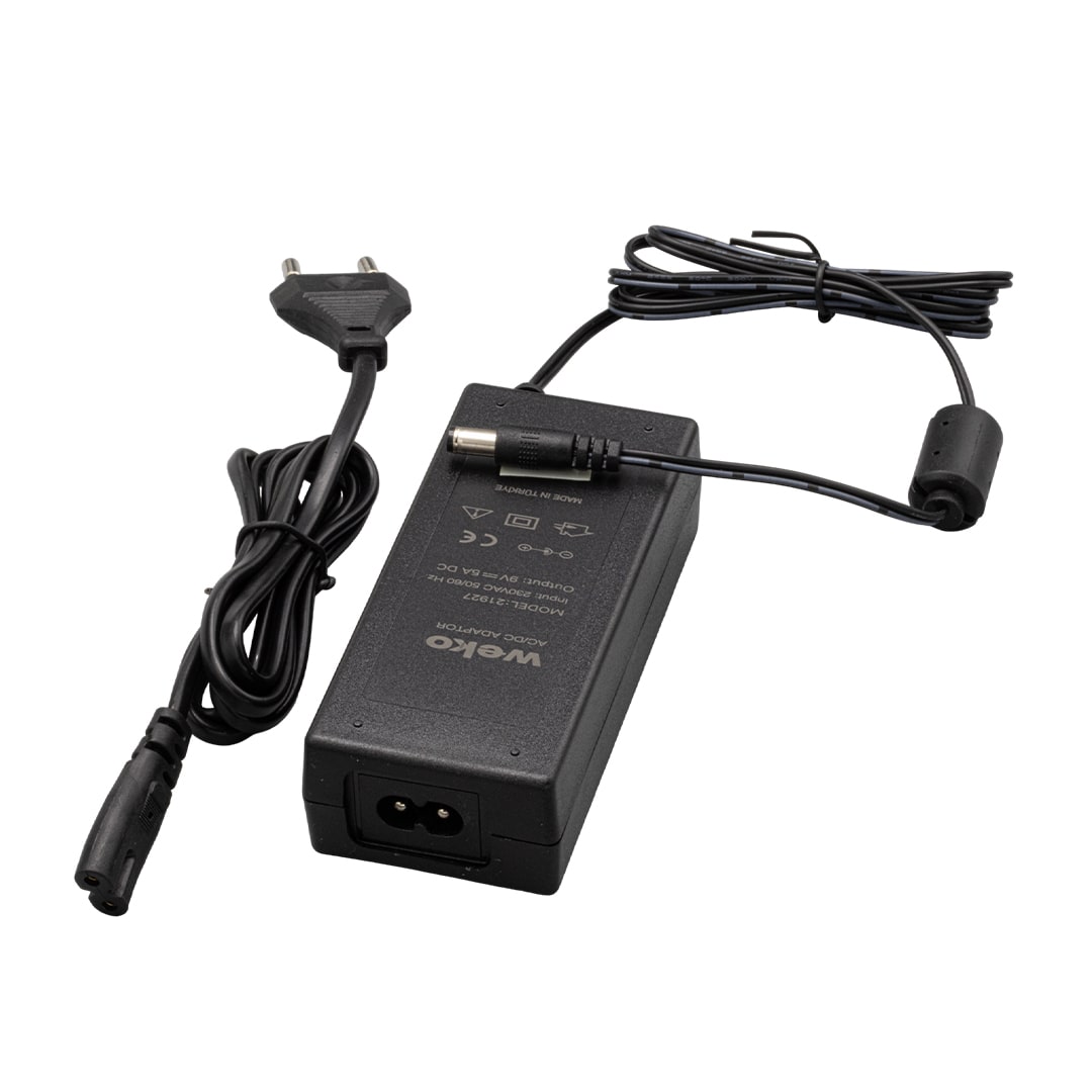 Weko 9 Volt - 5 Amper Masaüstü Adaptör 5.5*2.5 Mm Uçlu Yerli̇ Üreti̇m