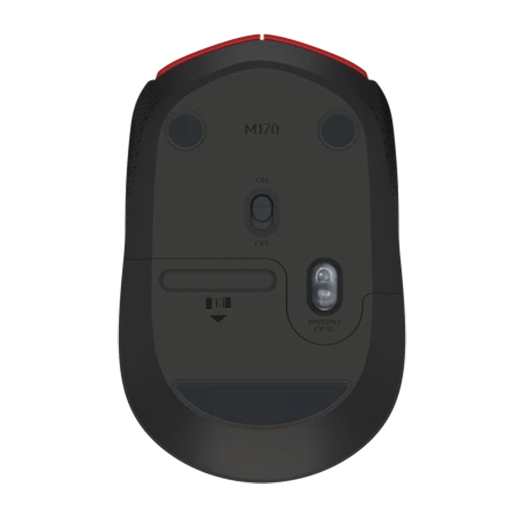 Logitech M171 USB Kırmızı Kablosuz Mouse