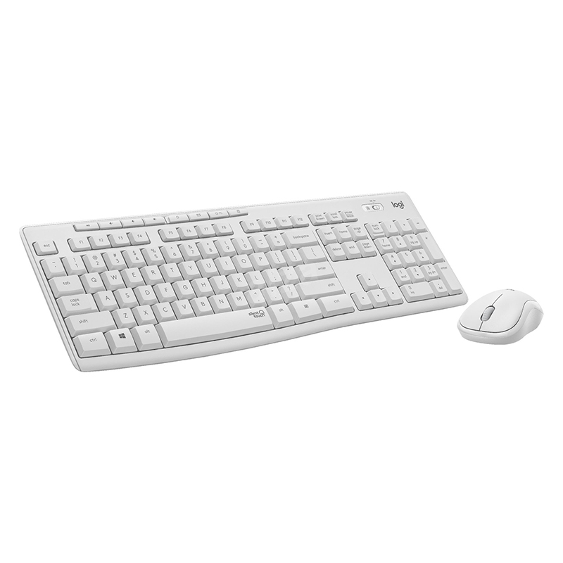 Logitech MK295 Q Tr Beyaz Kablosuz Klavye Mouse Set