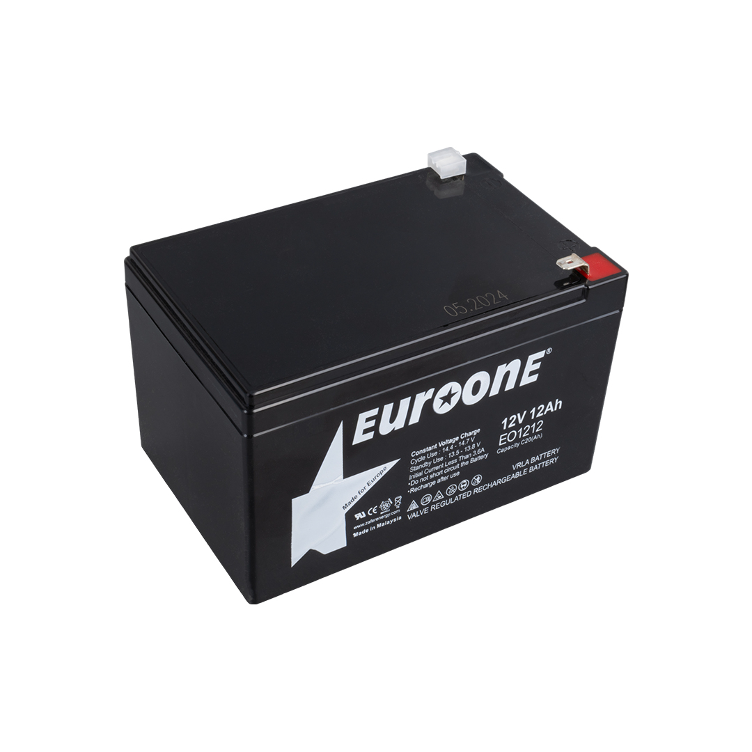 Euroone EO-1212 12 Volt - 12 Amper Bakımsız Kuru Akü