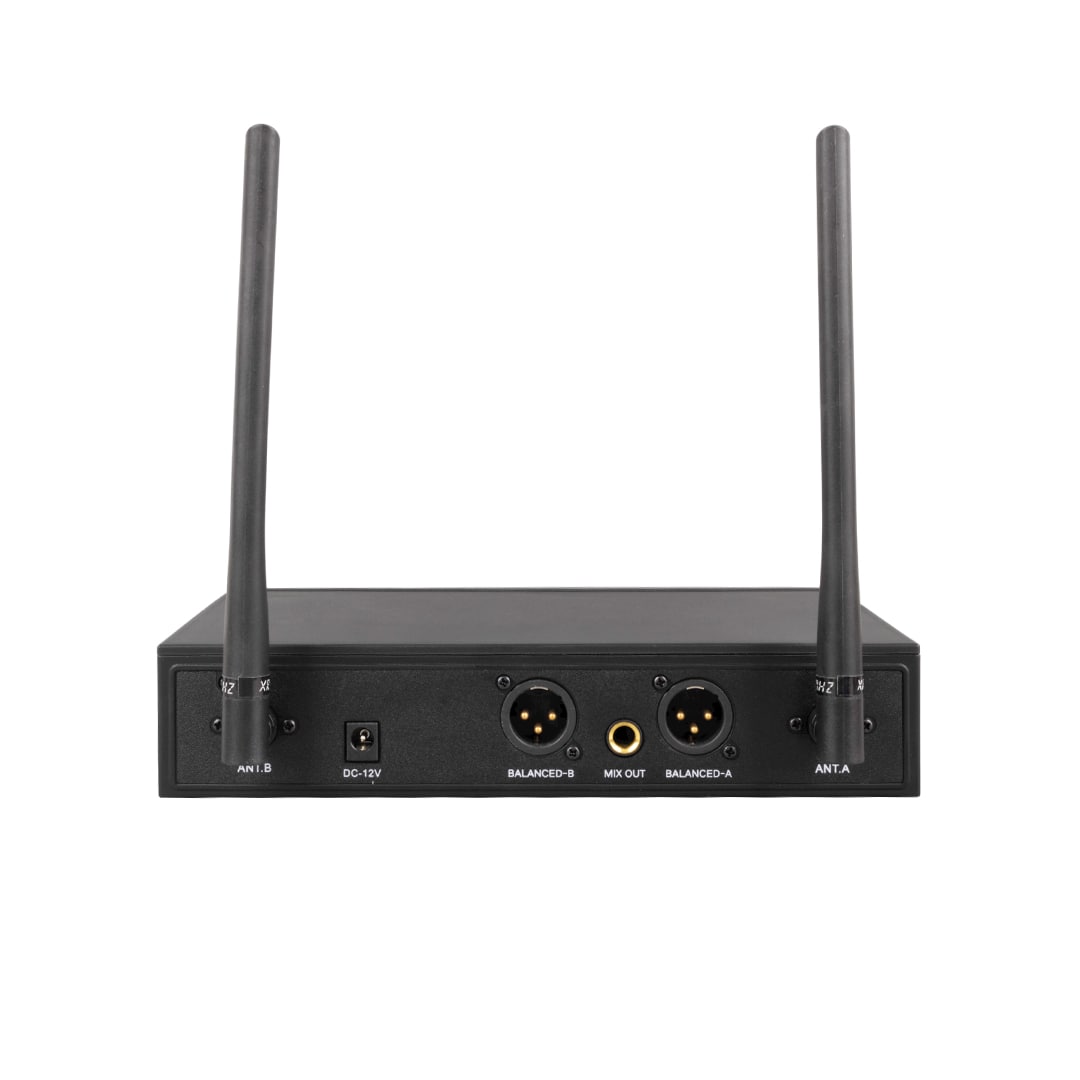 KÖNİG K-990 UHF 2X100 KANAL 2 EL MİKROFONLU KABLOSUZ TELSİZ MİKROFON