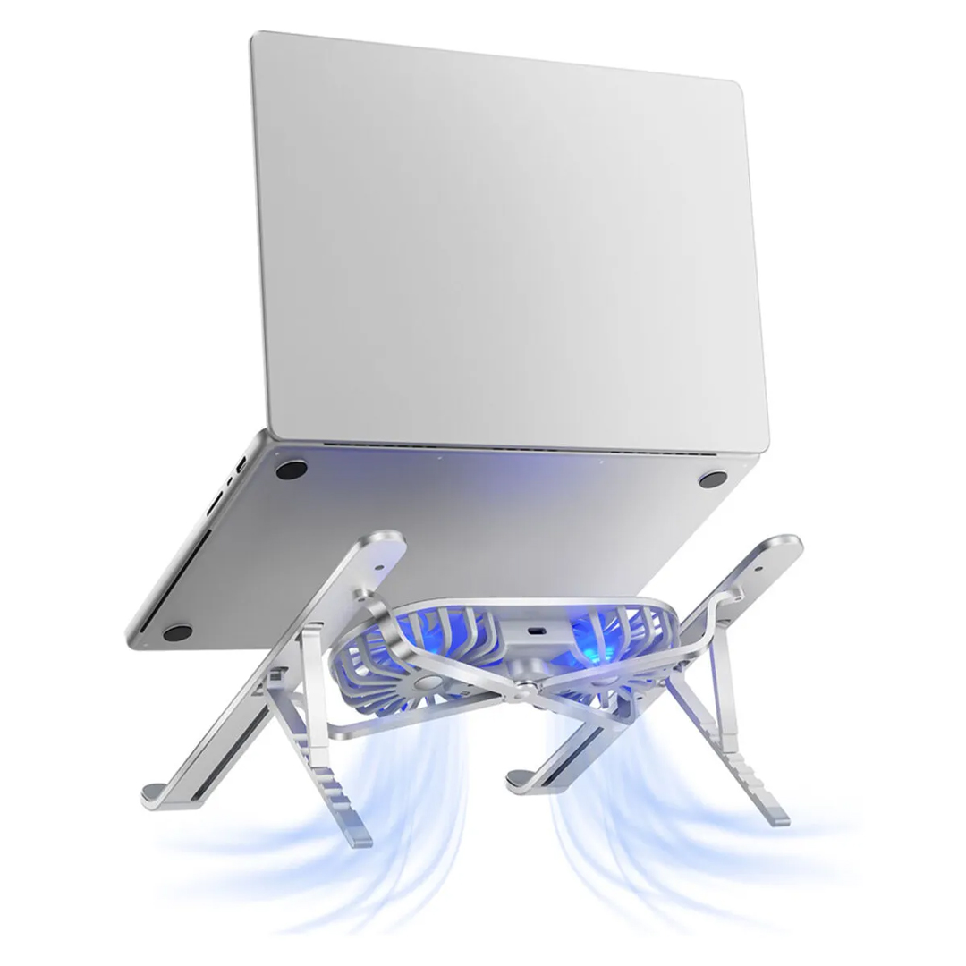 Powermaster PM-24572 Çift Fan Taşınabilir Notebook Laptop Soğutucu Stand