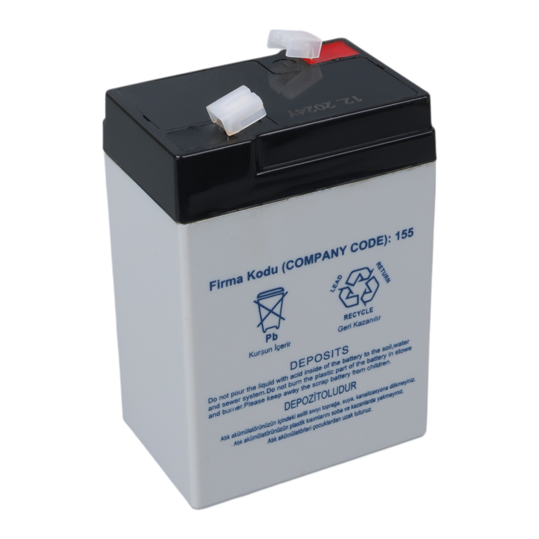 Yokohama YH-64.0 6 Volt - 4 Amper Işıldak Aküsü (70X48101 Mm)