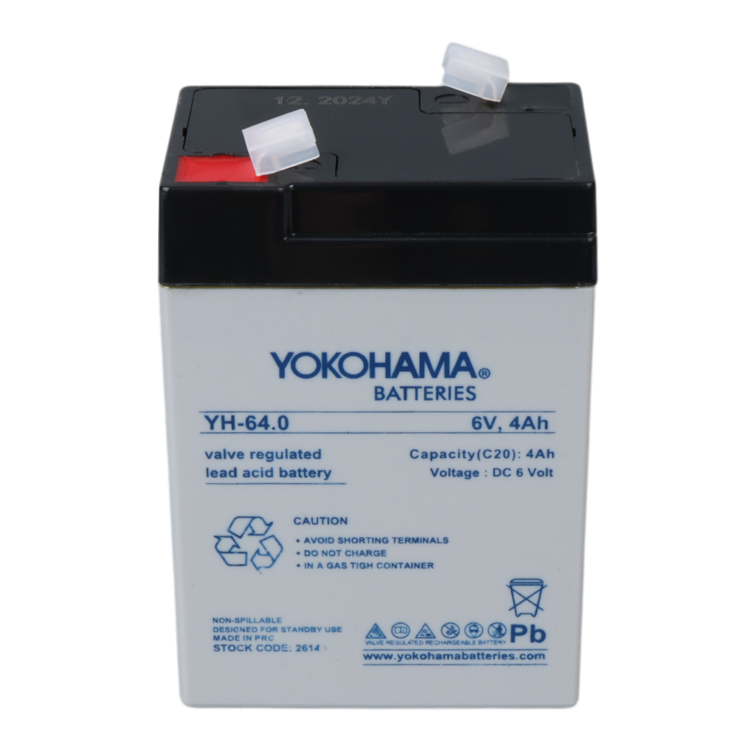 Yokohama YH-64.0 6 Volt - 4 Amper Işıldak Aküsü (70X48101 Mm)
