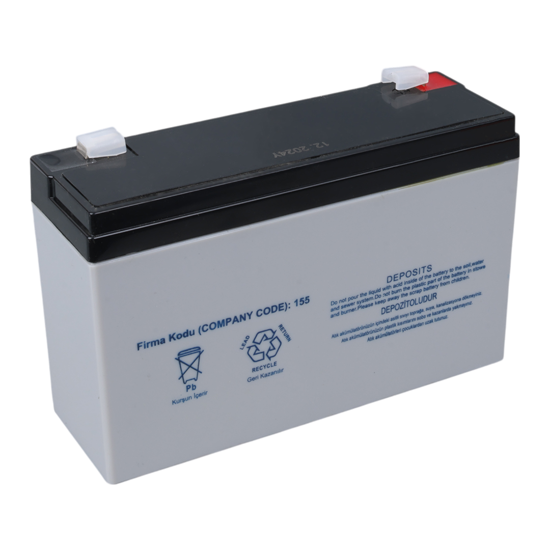 YOKOHAMA YH-612 6 VOLT - 12 AMPER KURU AKÜ (150 X 50 X 94 MM)
