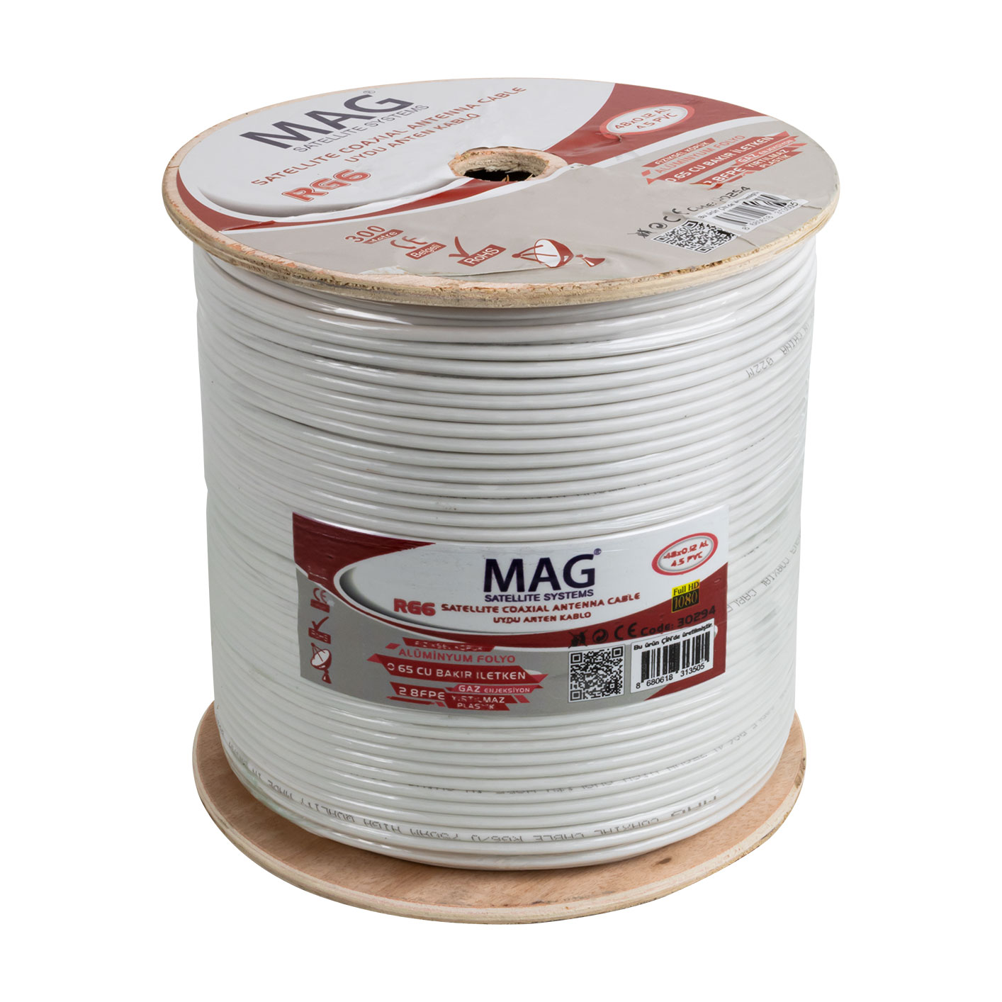 Mag RG59 Fa 300 Metre Mini Anten Kablosu