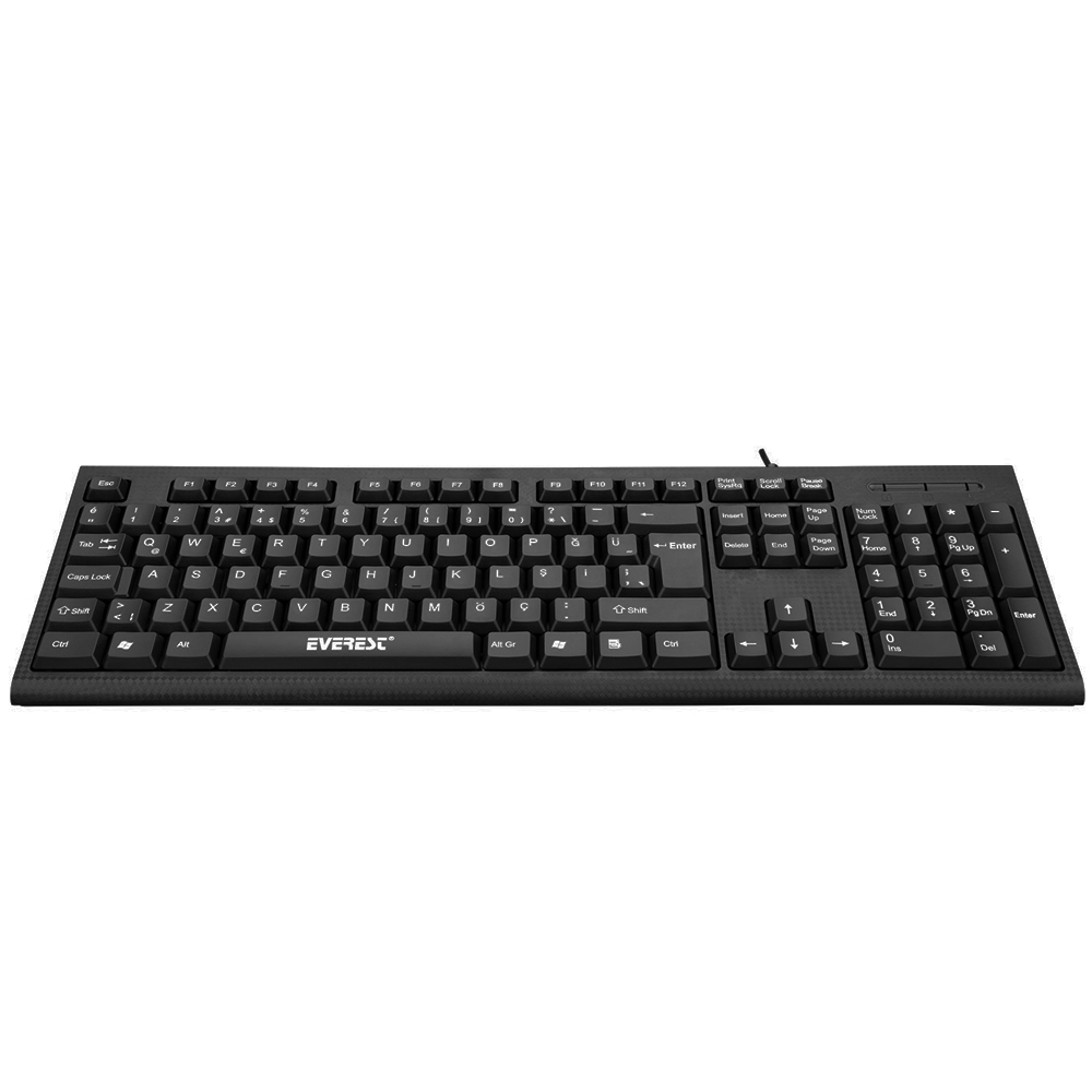 EVEREST KB-871U SİYAH USB STANDART Q KLAVYE