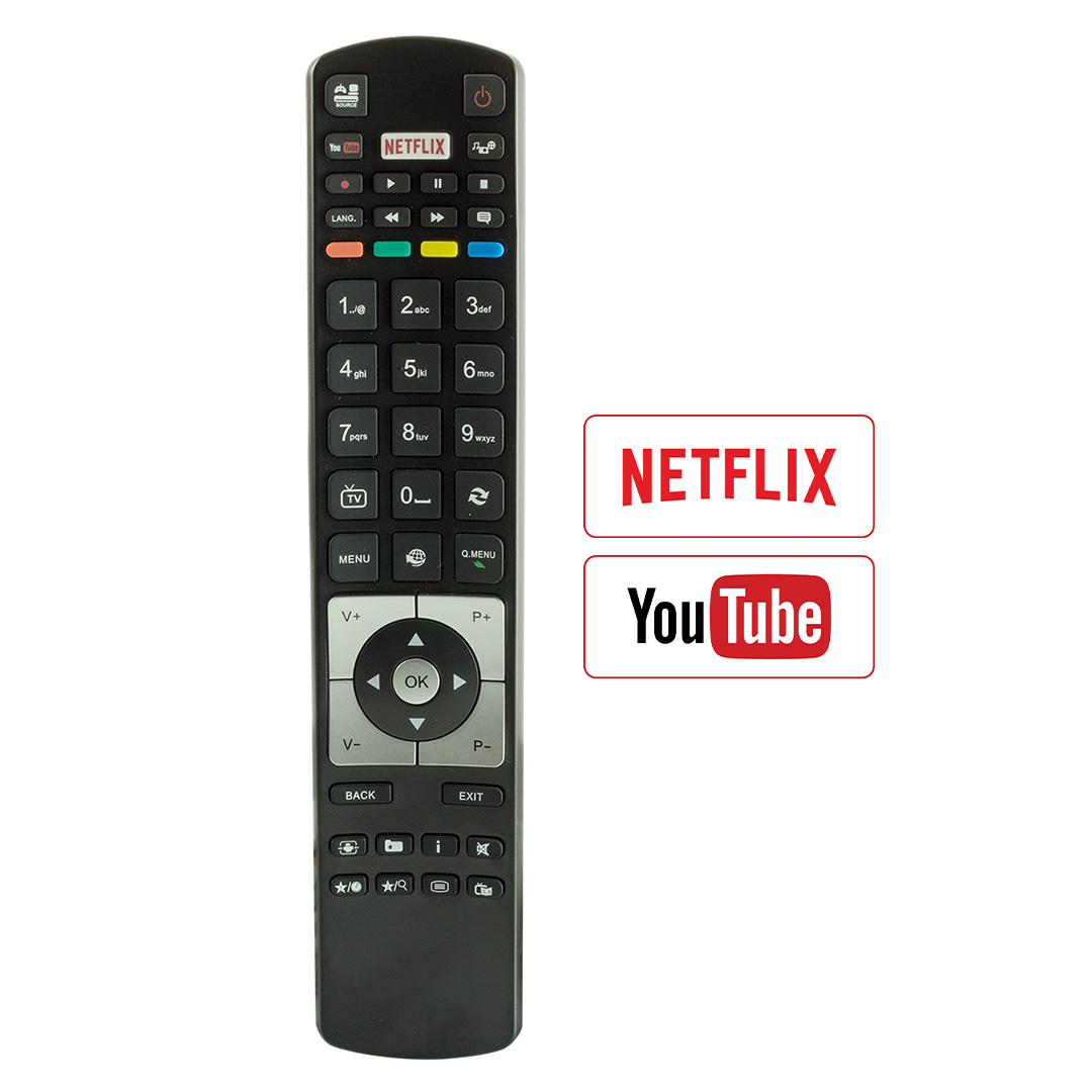HUAYU KL VESTEL RM-L1526 LCD YENİ NETFLIX TUŞLU BLİSTERLİ KUMANDA