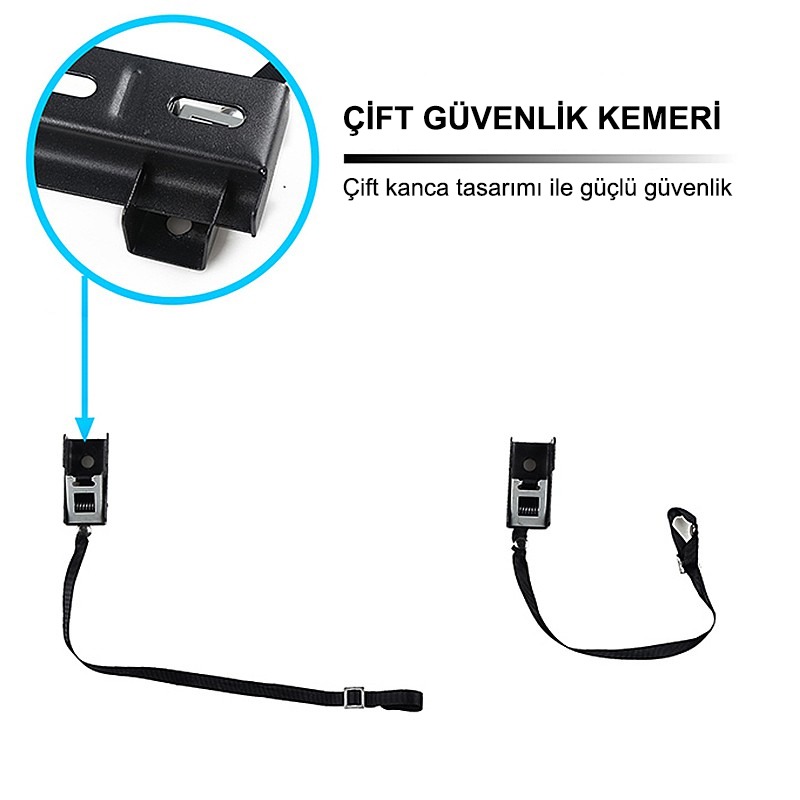 Masterx MX-WH02 32-80\'\' Güvenlik Kemerli Lcd Led Tv Duvar Askı Aparatı
