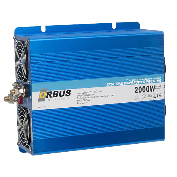 Orbus 2000W 12V Tam Sinüs Akıllı İnvertör
