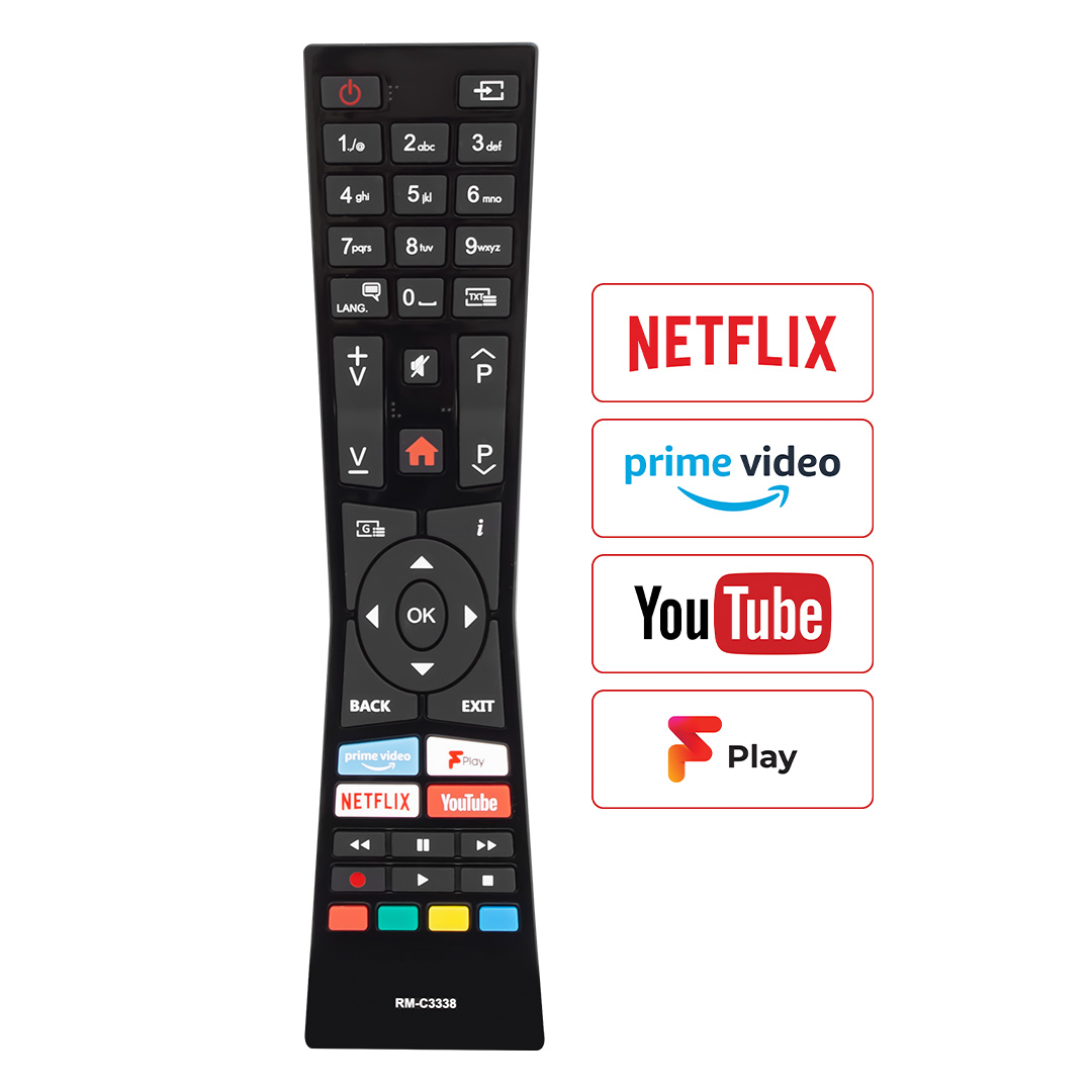 Vestel H0360A Netflix - Youtube - Prime Video Tuşlu Tv Kumandası