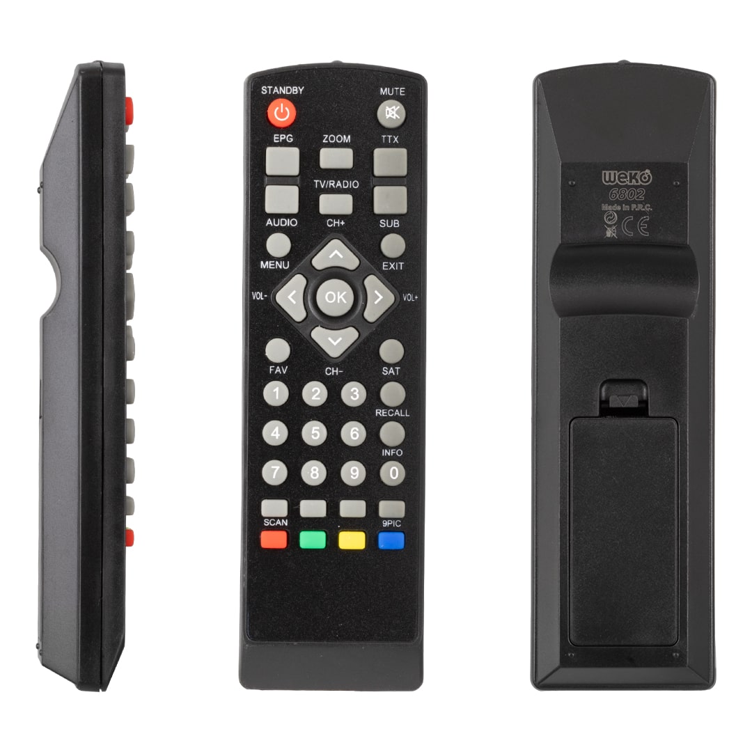 Goldmaster Mini SD - Digimaster Hector Mini Scart - Korax Mini Box - Hiremco Mini SD Wise Uydu Alıcı Kumandası