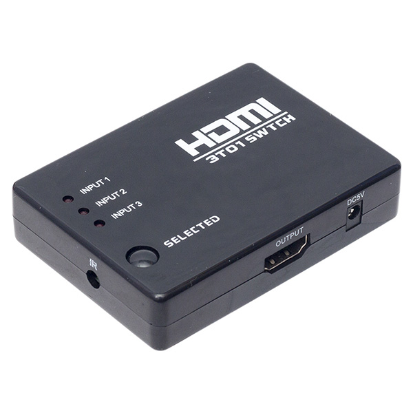 Powermaster 3 Giriş 1 Çıkış HDMI Switcher Toplayıcı PM-6853