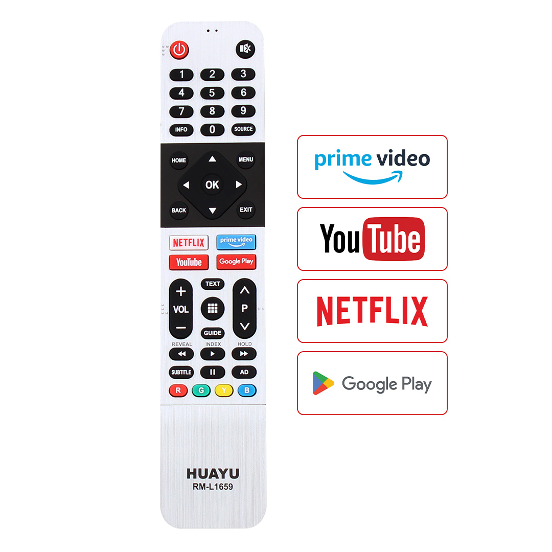 Arçelik-Beko-Grundig-Skyworth Netflix-Youtube-Prime Video-Google Play Tuşlu Ses Komutsuz Lcd Led Tv Kumanda 