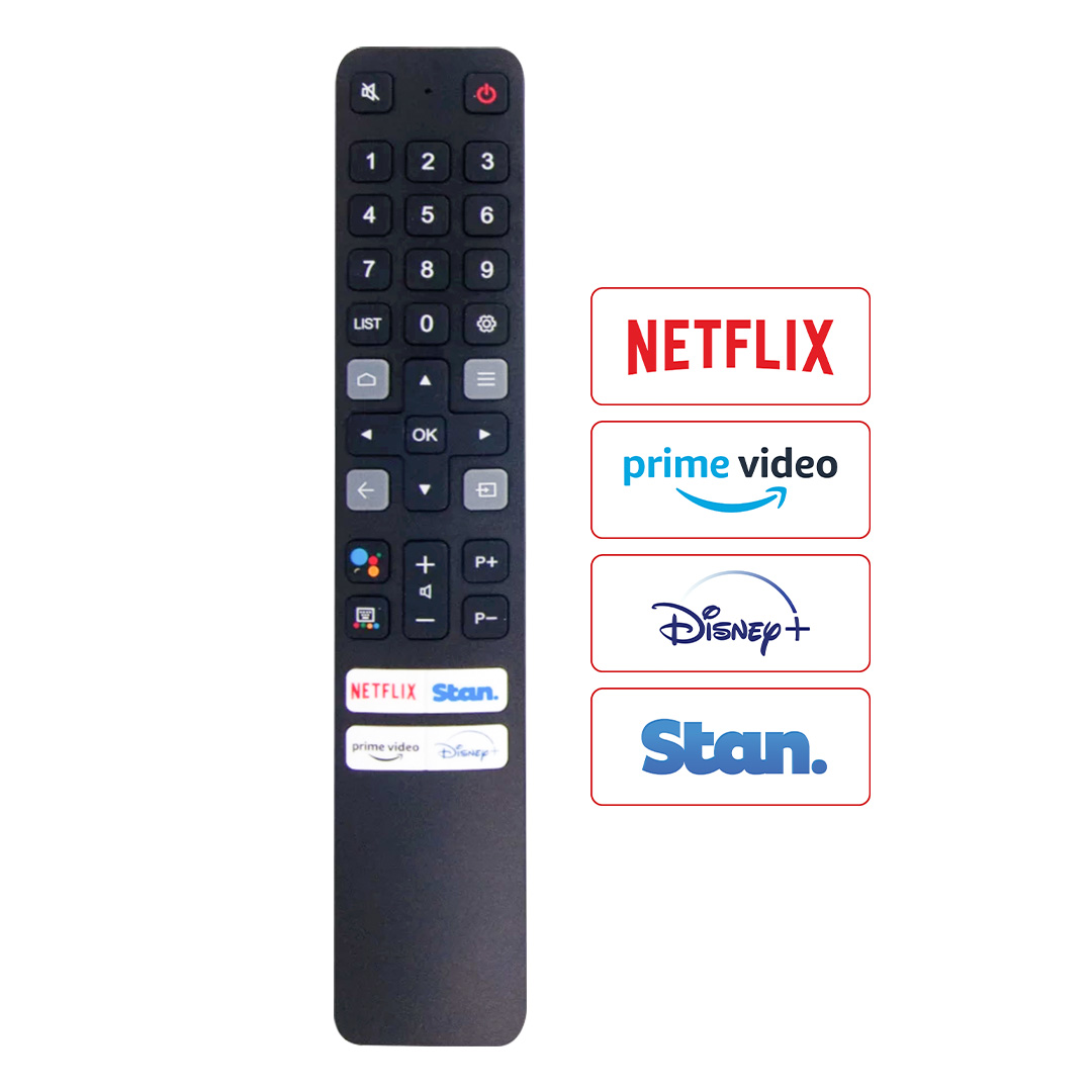 Weko TCL RC901V FAR1 Netflix-Stan.-Prime Video-Disney+ Tuşlu Ses Komutlu LCD Led TV Kumanda