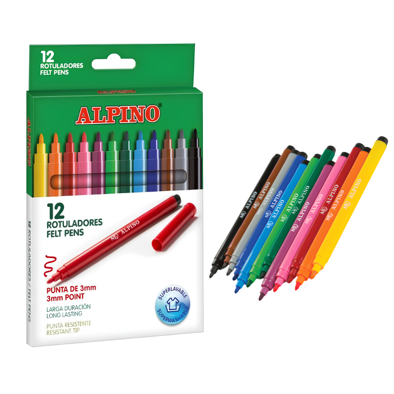 ALPINO ALP-AR-1002 KEÇELİ KALEM 12'Lİ