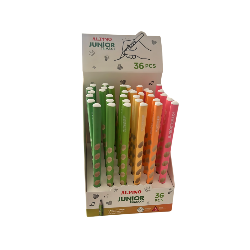 ALPINO JU200018 TRIMAX JUMBO ÜÇGEN KURŞUN KALEM 36'LI