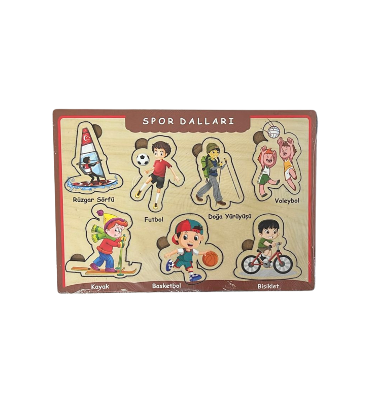 AHŞAP PUZZLE SPOR DALLARI HEDİYELİ DERGİ