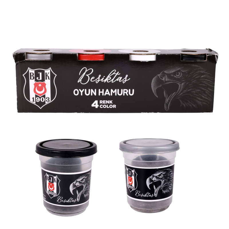 593097 BEŞİKTAŞ OYUN HAMURU 4 RENK *24