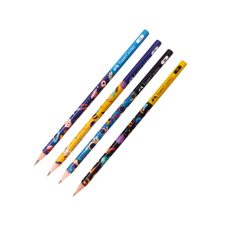 FABER CASTELL UZAY MACERASI KURŞUN KALEM 2B,72‘Lİ PK (FSC)