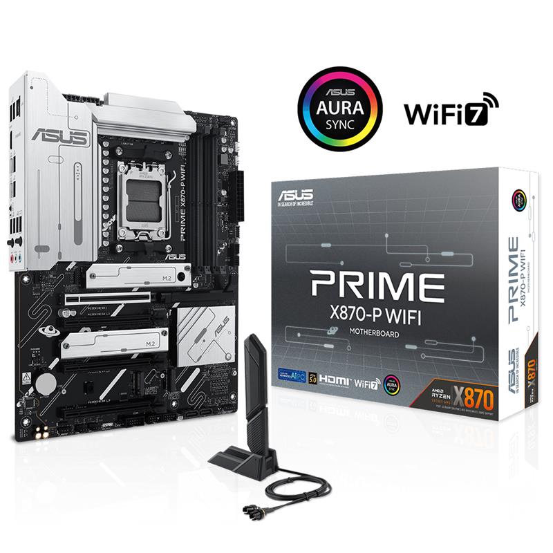 ASUS PRIME X870-P WIFI 4xDDR5 DP/HDMI 4xM.2 AM5 ANAKART