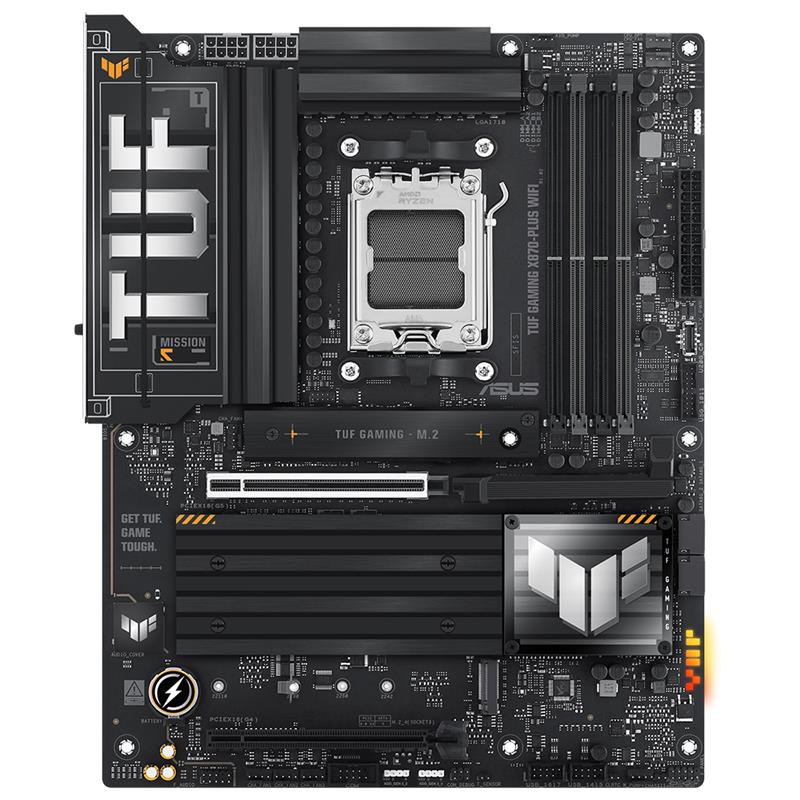 ASUS TUF GAMING X870-PLUS WIFI DDR5 8000MHZ 1XHDMI 2XUSB4 4XM.2 ATX AM5 (AMD AM5 9000/8000/7000 SERİLERİ İLE UYUMLU)