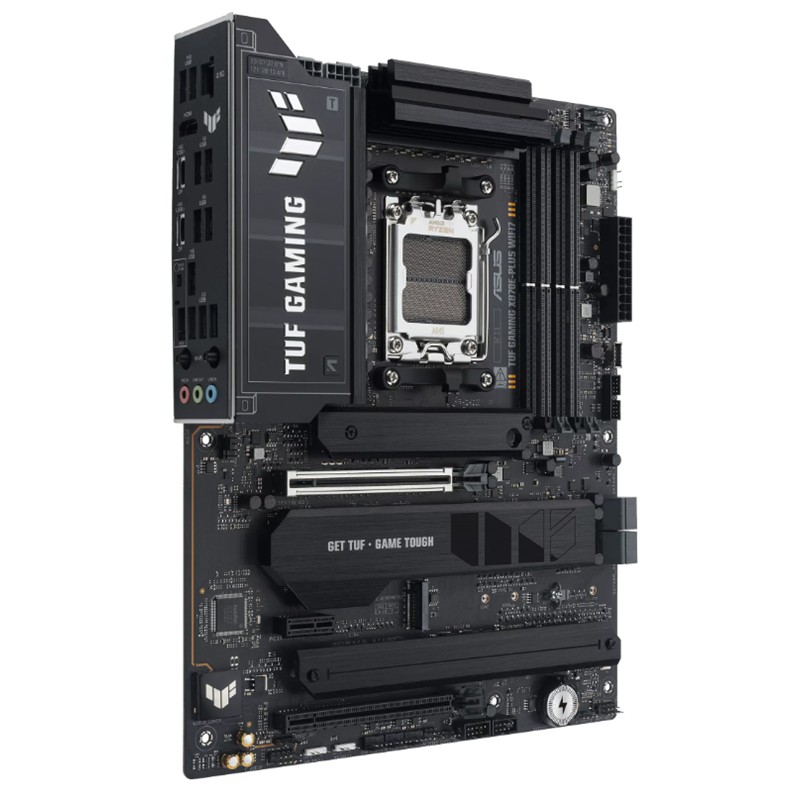 ASUS TUF GAMING X870E-PLUS WIFI7 DDR5 8000MT/S 1XHDMI 2XUSB 4XM.2 ATX AM5 (AMD AM5 9000/8000/7000 SERİLERİ İLE UYUMLU)