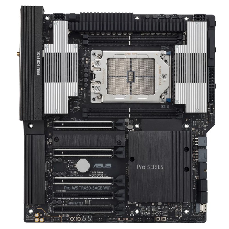 ASUS PRO WS TRX50-SAGE WIFI DDR5 3XM.2 USB WIFI7 (AMD THREADRIPPER PRO 9000/7000 WX SERİLERİ İLE UYUMLU)