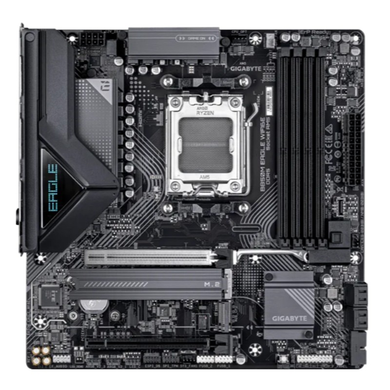 GIGABYTE B850M EAGLE WIFI6E DDR5 8200MHZ 1XHDMI 1XDP 1XM.2 USB MATX AM5 (AMD AM5 9000/8000/7000 SERİLERİ İLE UYUMLU)