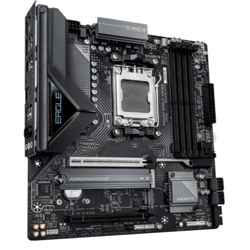 GIGABYTE B850M EAGLE WIFI6E DDR5 8200MHZ 1XHDMI 1XDP 1XM.2 USB MATX AM5 (AMD AM5 9000/8000/7000 SERİLERİ İLE UYUMLU)