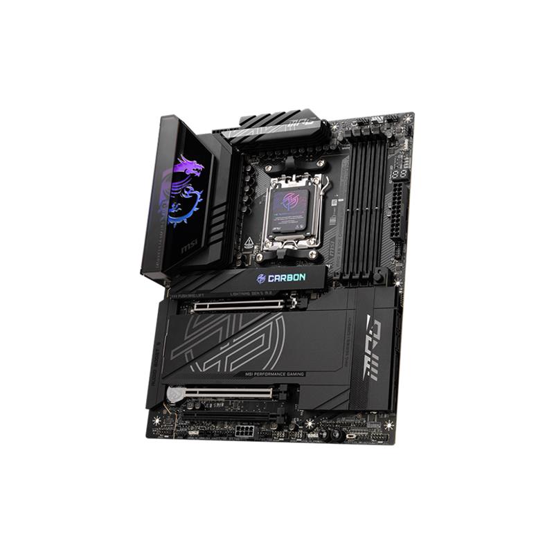 MSI MPG X870E CARBON WIFI DDR5 8400MT/S 1XHDMI 2XUSB4 4XM.2 ATX AM5 (AMD AM5 9000/8000/7000 SERİLERİ İLE UYUMLU)