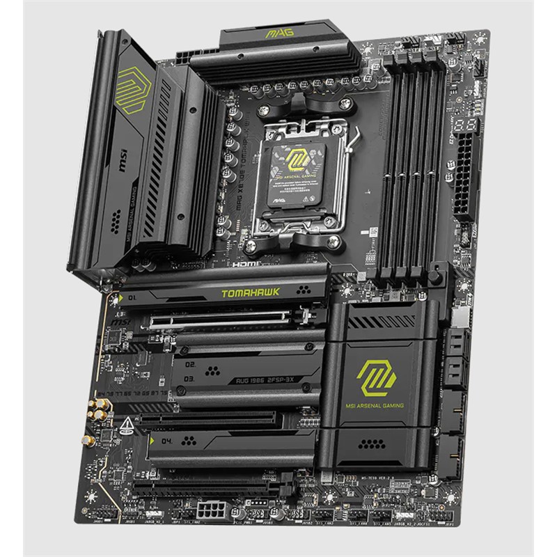 MSI MAG X870E TOMAHAWK WIFI DDR5 8400MT/S 1XHDMI 4XM.2 USB ATX AM5(AMD AM5 9000/8000/7000 SERİLERİ İLE UYUMLU)