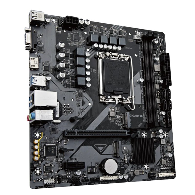 GIGABYTE B760M H DDR5 8000MHZ 1XVGA 1XHDMI 1XM.2 USB 3.2 MATX 1700P (12. / 13. VE 14. NESİL İŞLEMCİ UYUMLU)