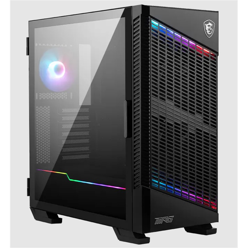 MSI MPG VELOX 100P AIRFLOW TEMPERLİ CAM ARGB FAN PSU YOK MATX GAMING KASA
