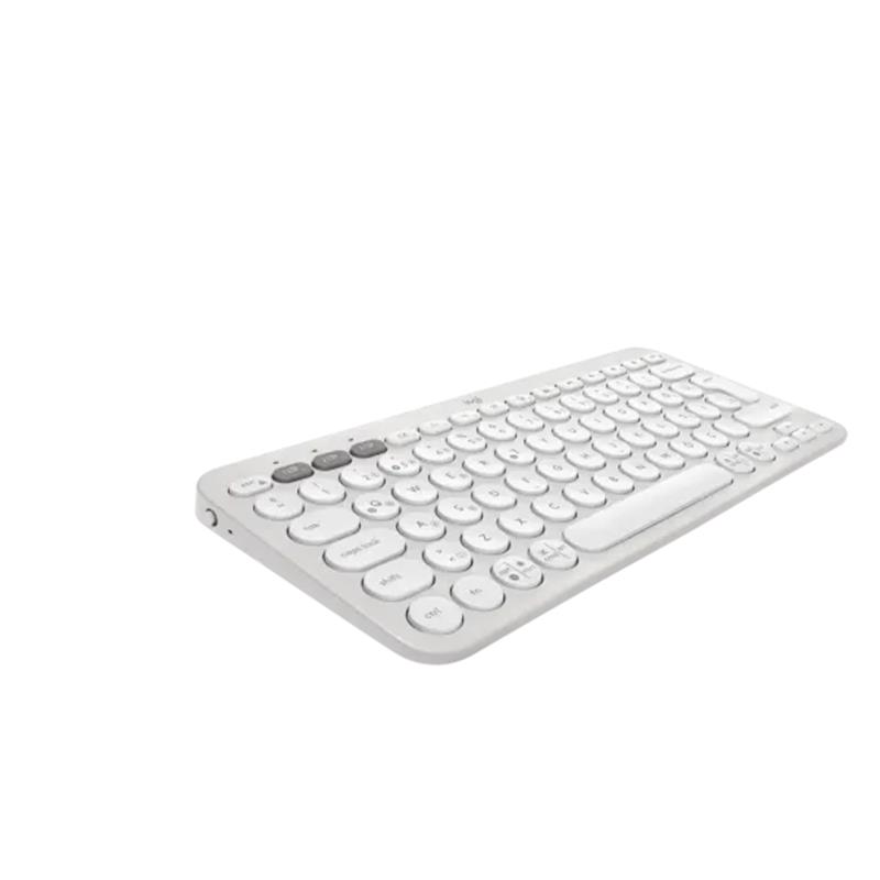 LOGITECH K380S PEBBLE KEYS 2 ÇOKLU CİHAZ ÖZELLİKLİ BLUETOOTH TÜRKÇE Q KLAVYE BEYAZ 920-011860
