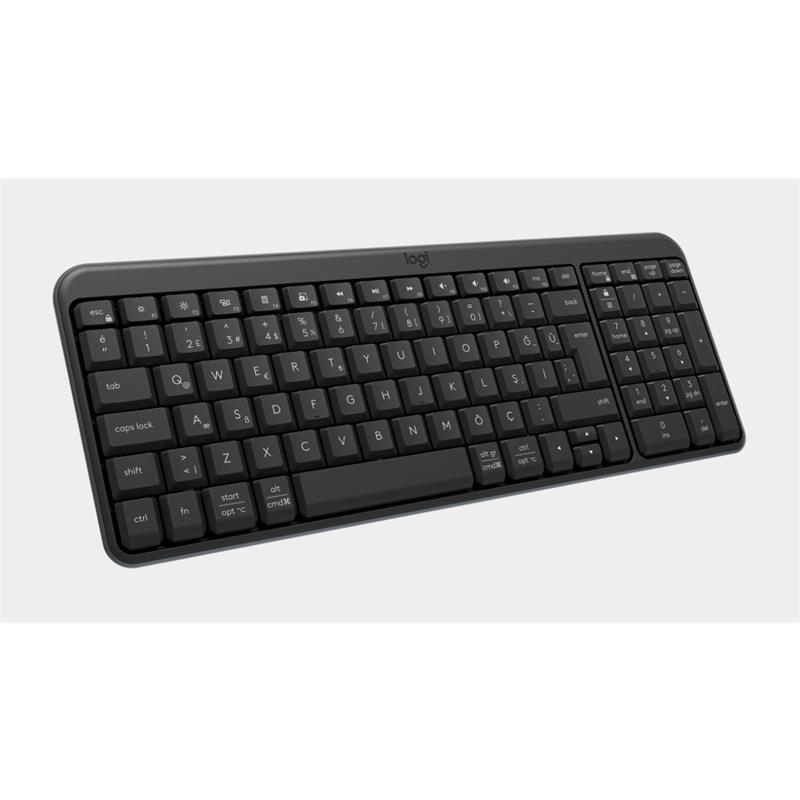 LOGITECH K250 TAM BOYUTLU KOMPAKT BLUETOOTH TÜRKÇE Q KLAVYE GRİ 920-013460
