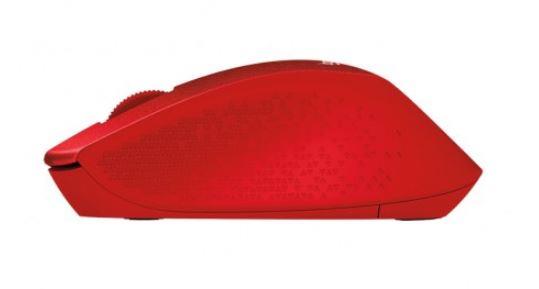 LOGITECH M330 SESSİZ KABLOSUZ USB OPTİK MOUSE KIRMIZI 910-004911