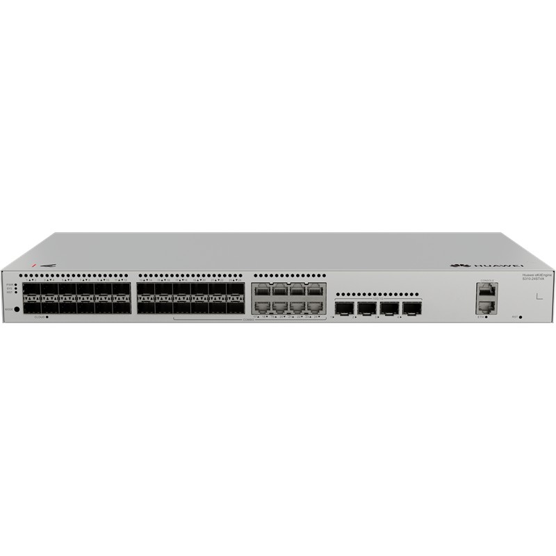 HUAWEI EKITENGINE S310-24ST4X 24 PORT 1GB SFP+8XGB RJ45 COMBO 4X10G SFP+ CONSOLE PORT YÖNETİLEBİLİR L3 RACKMOUNT SWITCH