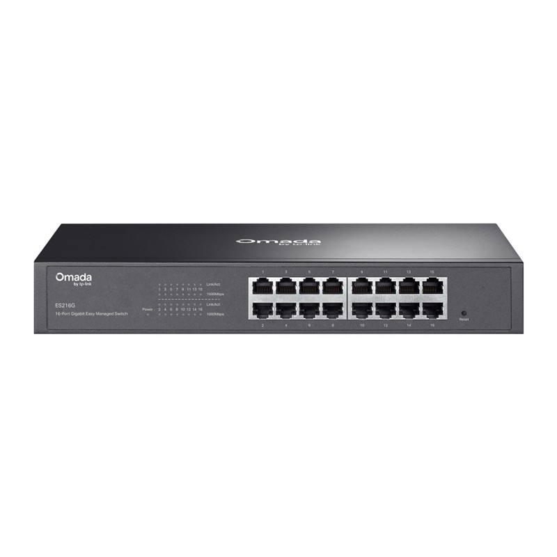 TP-LINK OMADA ES216G 16 PORT GIGABIT YONETILEBILIR METAL KASA SWITCH