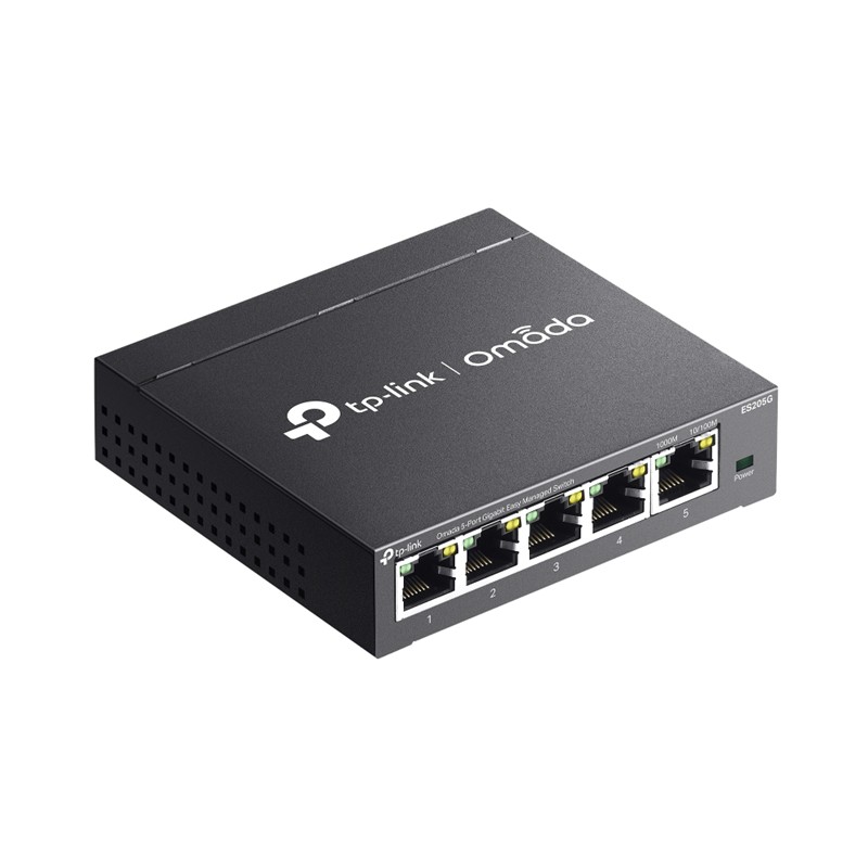 TP-LINK OMADA ES205G 5 PORT GIGABIT YONETİLEBİLİR METAL KASA SWITCH