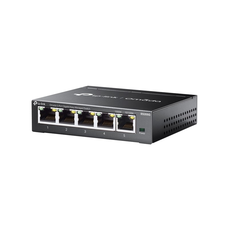 TP-LINK OMADA ES205G 5 PORT GIGABIT YONETİLEBİLİR METAL KASA SWITCH