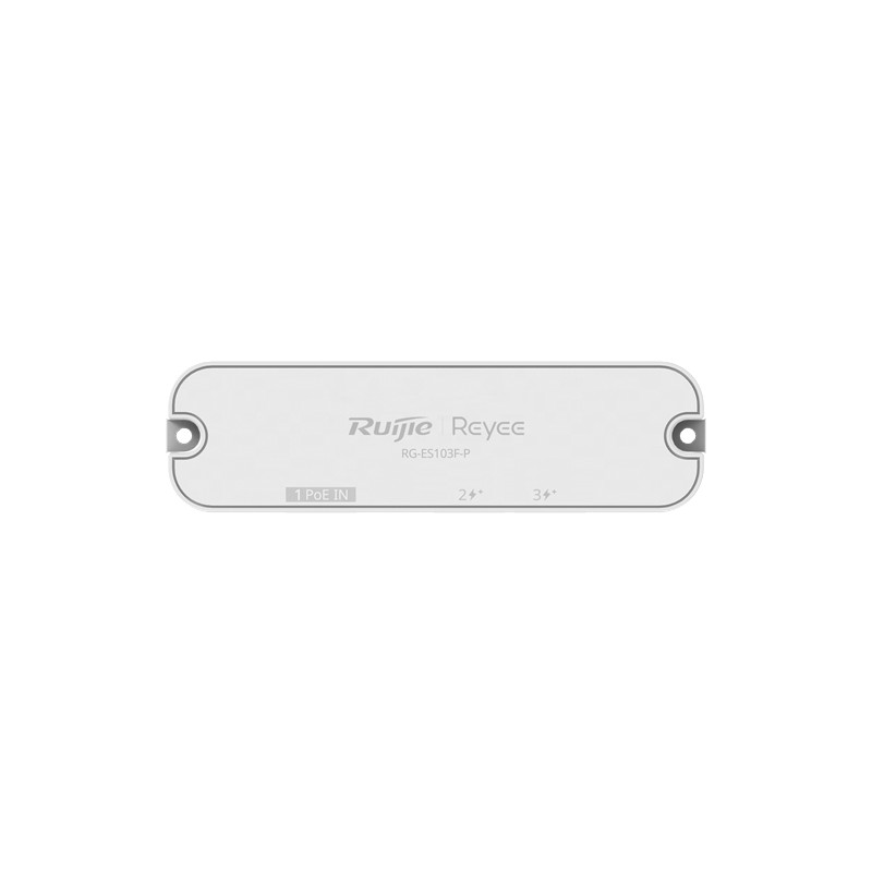 RUIJIE REYEE RG-ES103F-P 3 PORT 10/100 PLASTİK TAK ÇALIŞTIR 30W POE SWİTCH