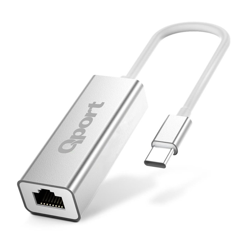 QPORT Q-TR45 TYPE-C TO RJ45(GİGABİT)NETWORK ÇEVİRİCİ