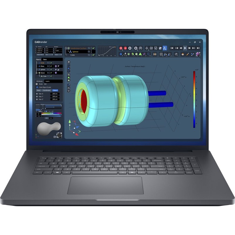 DELL PROMAX 18P NBW MB18250_1 U7-265HX 32GB(16GBX2) 1TB SSD 8GB RTX PRO2000 BLACKWELL W11P 3 YIL YERİNDE GARANTİ 