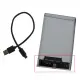 2.5" Şeffaf Sata Type-C 3.1 Harici HDD - SSD USB-C External Harddisk Kutusu